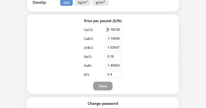 TETRA BlendSense app — Options panel